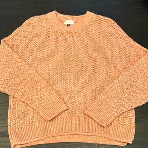 Cozy Pink Knit Sweater